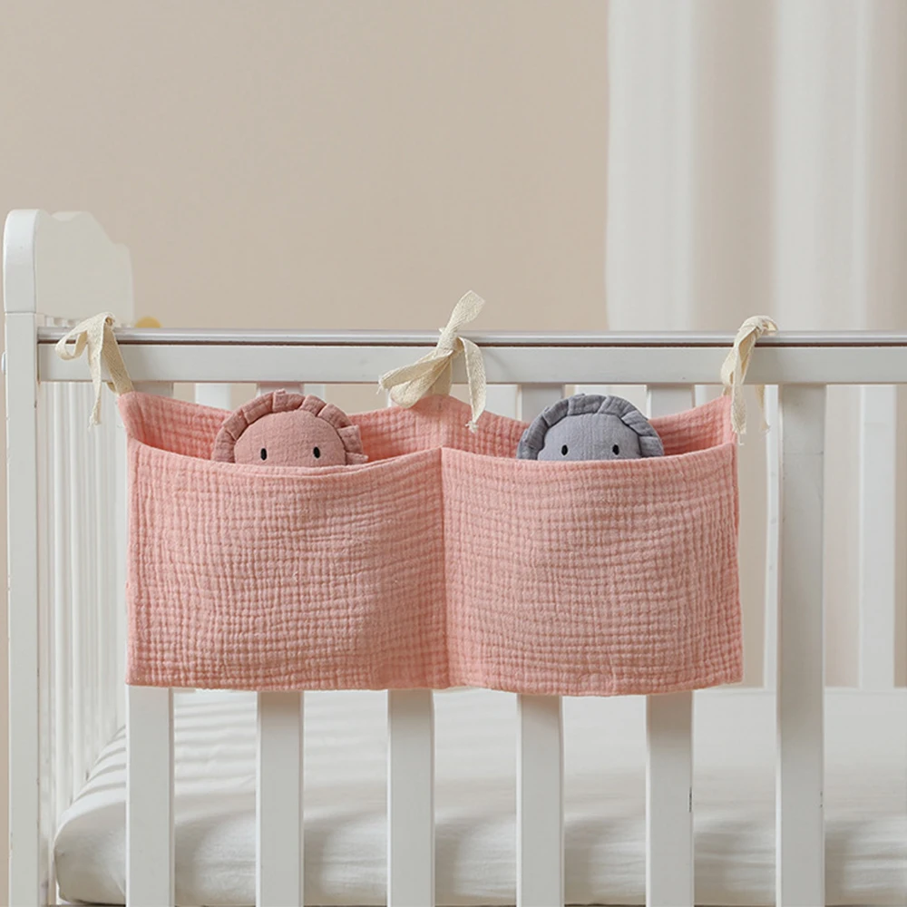Baby Nursery Crib Organizer, Diaper Caddy Stacker, Portable Hanging Storage for Diapers Wipes Baby Essentials , Changing Table