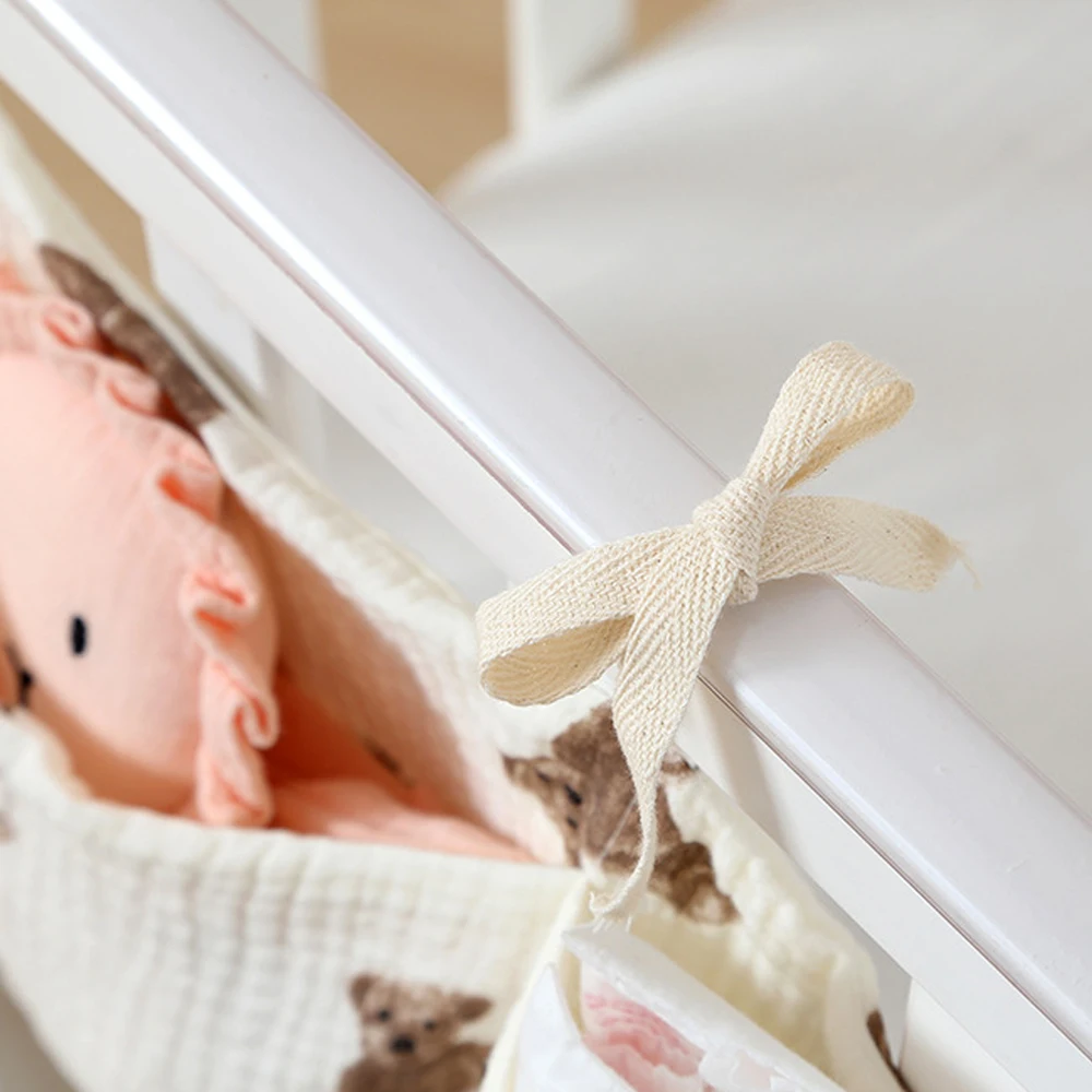 Baby Nursery Crib Organizer, Diaper Caddy Stacker, Portable Hanging Storage for Diapers Wipes Baby Essentials , Changing Table